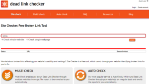 dead link checker tool